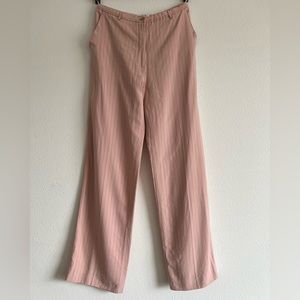 GERARD DAREL Pink Stripe Linen Blend Trouser size Eur 38/ us 8